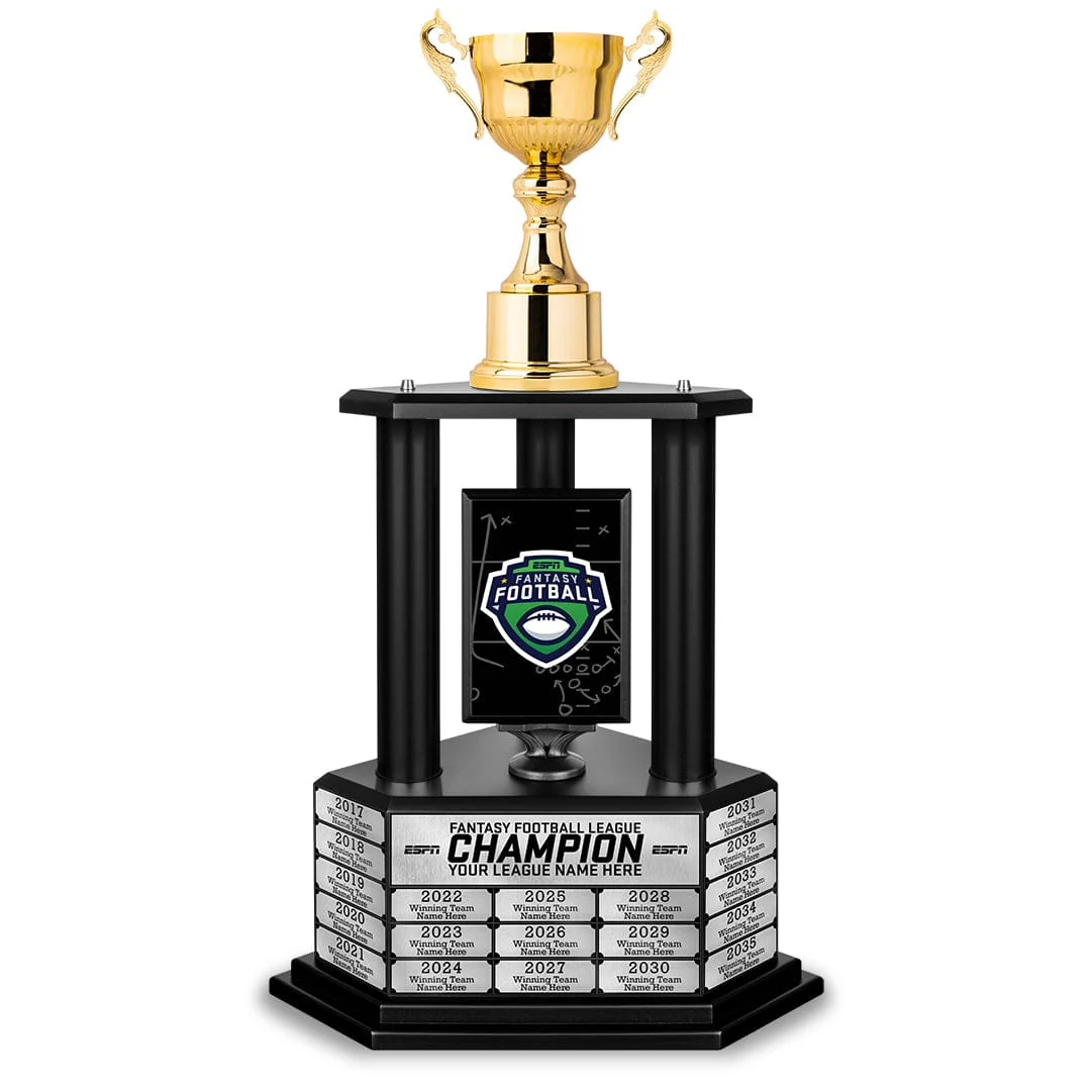 Perpetual ESPN Fantasy Football Championship Trophy - Image 8