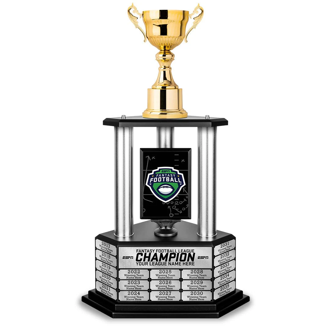 Perpetual ESPN Fantasy Football Championship Trophy - Image 9