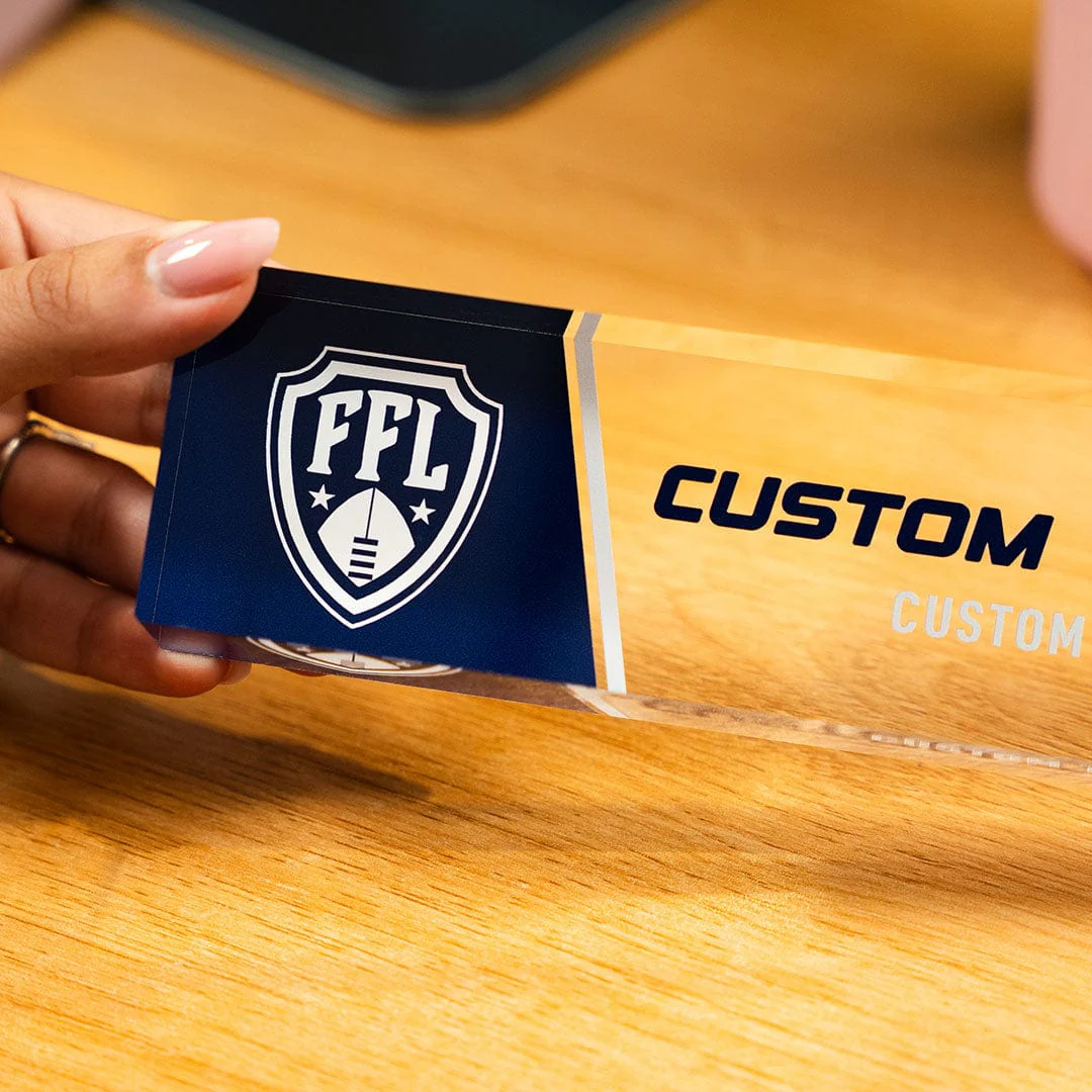 8" Fantasy Football Champion Desk Name Plate - Image 3
