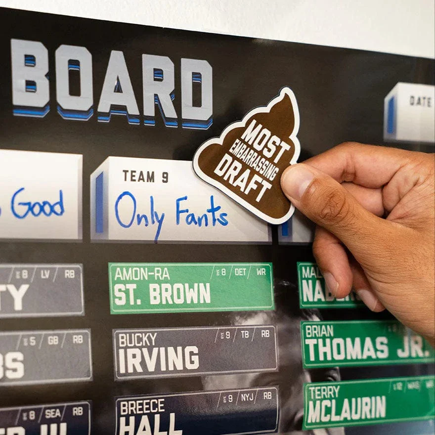 2026 Fantasy Football Draft Board Kit - 12, 10, 8 team - Image 19