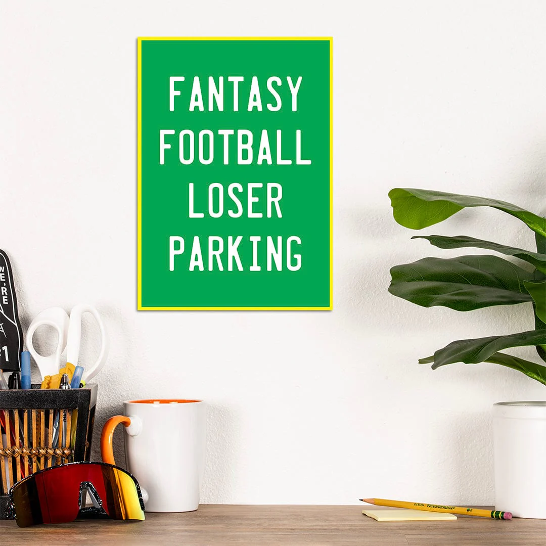 Fantasy Football Loser Parking - Metal Wall Art - Image 14