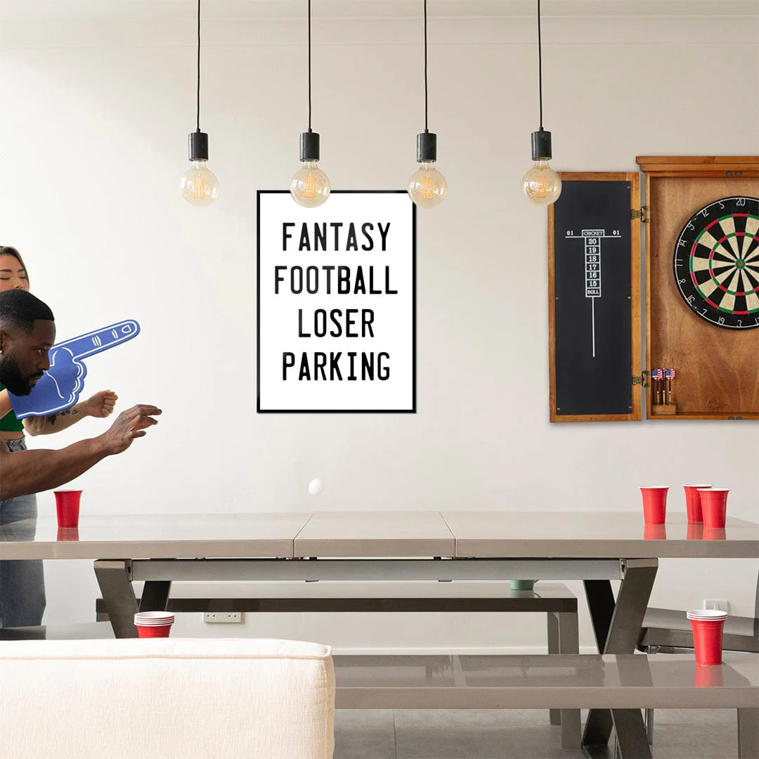 Fantasy Football Loser Parking - Metal Wall Art - Image 16