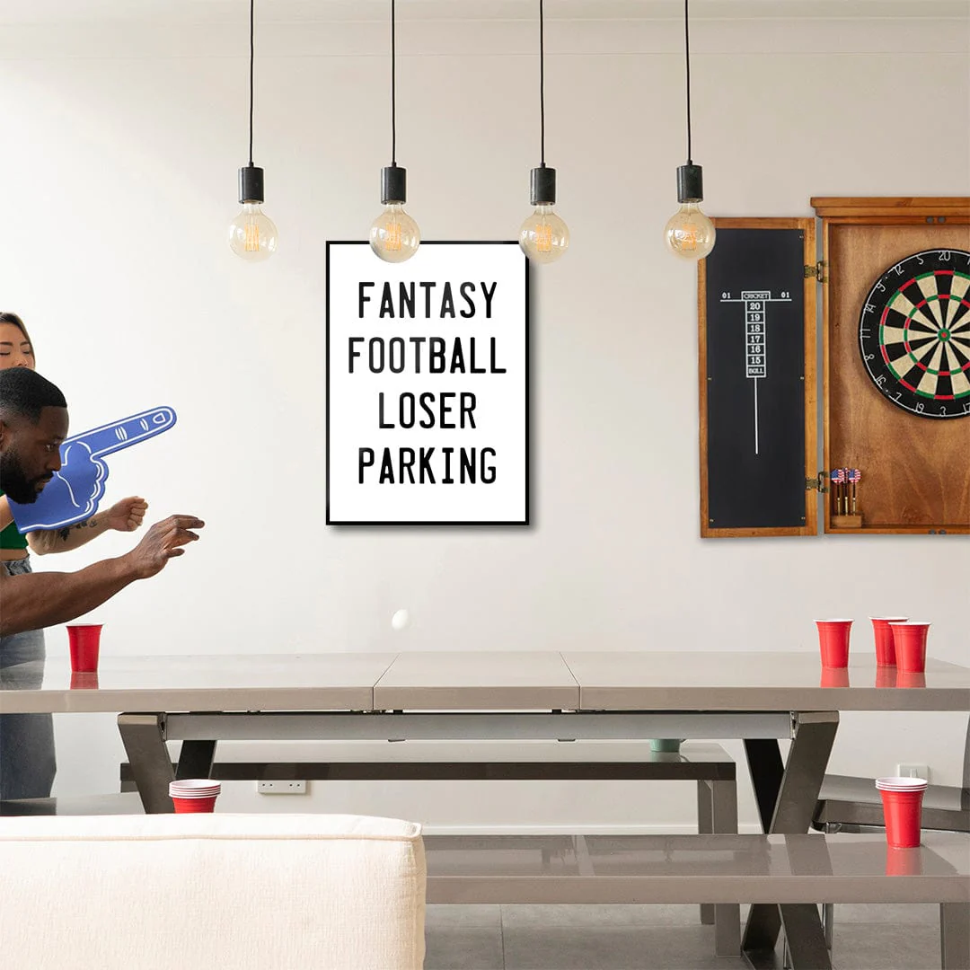 Fantasy Football Loser Parking - Metal Wall Art - Image 17