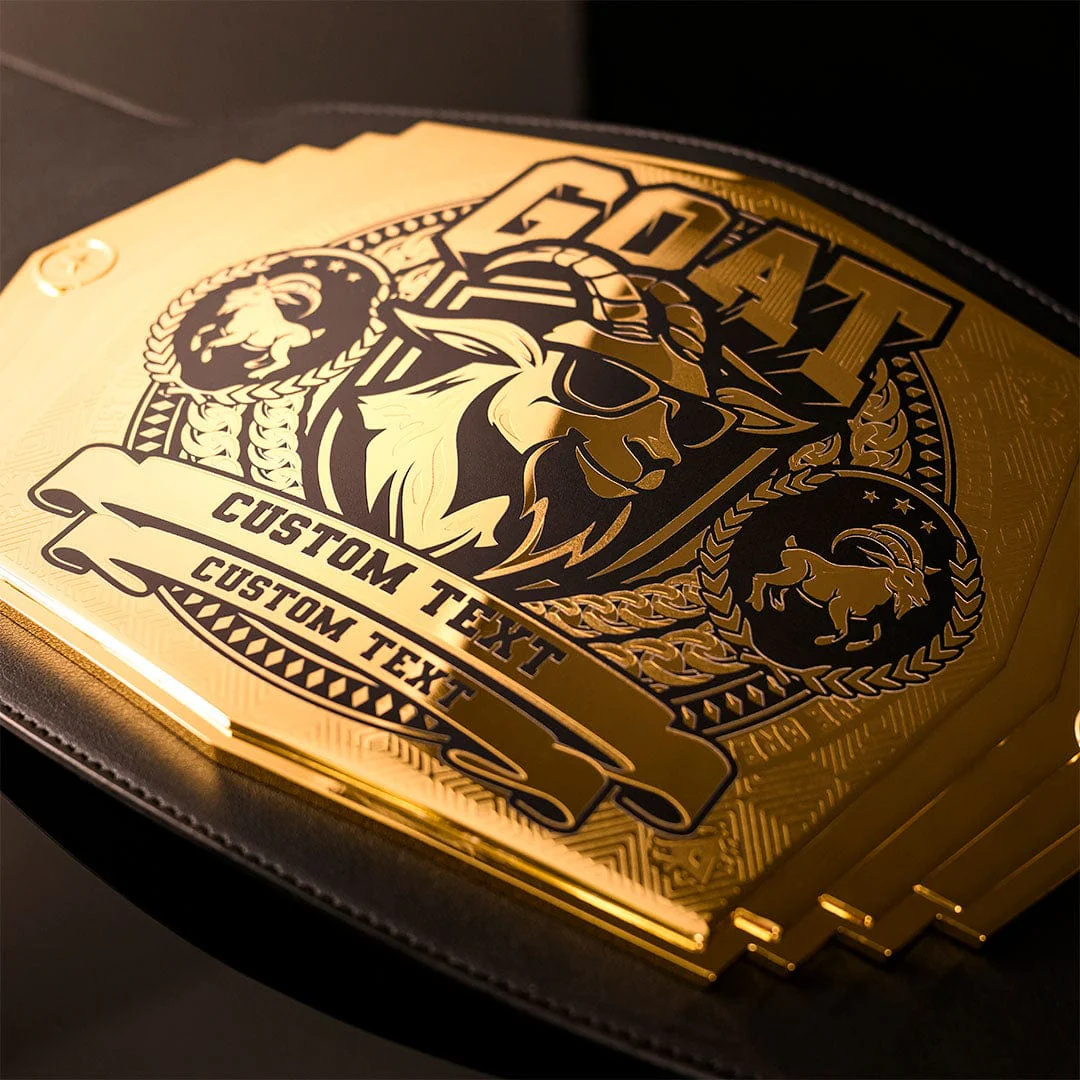 The Ultimate GOAT 6lb Custom Championship Belt - Image 3