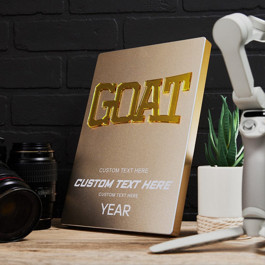 11" GOAT Custom Metal Plaque - Image 6