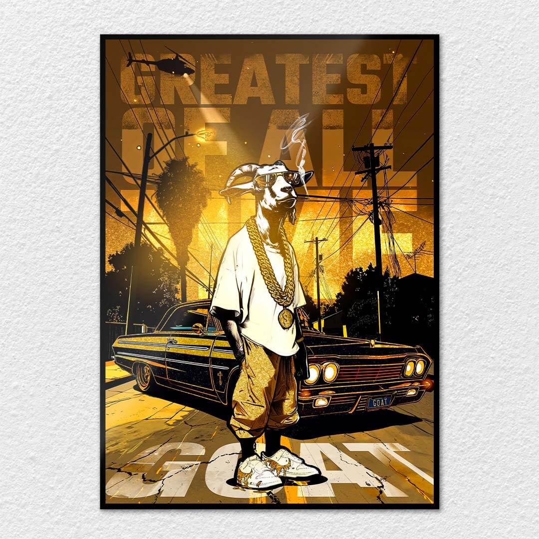 GOAT King - Metal Wall Art - Image 6