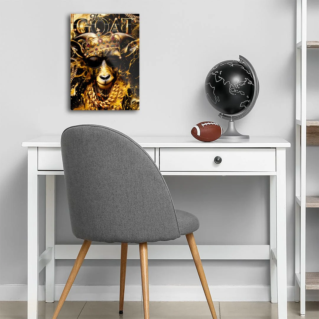 Golden GOAT - Metal Wall Art - Image 4