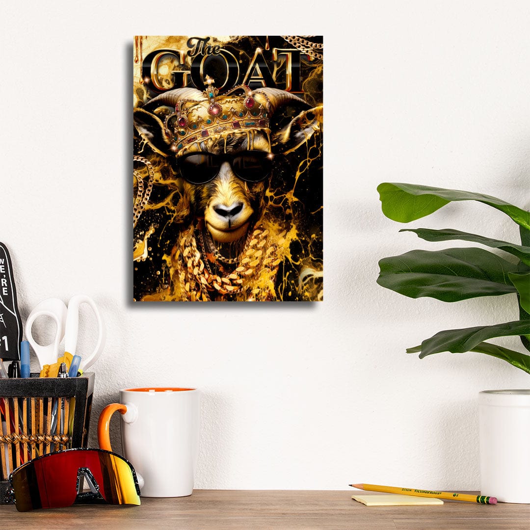Golden GOAT - Metal Wall Art - Image 7