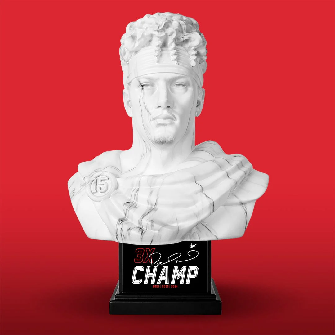 Patrick Mahomes Greek God Bust - Image 3