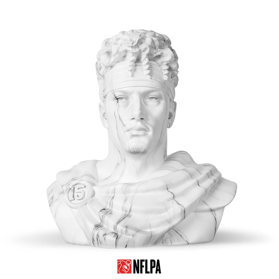 Patrick Mahomes Greek God Bust - Image 5