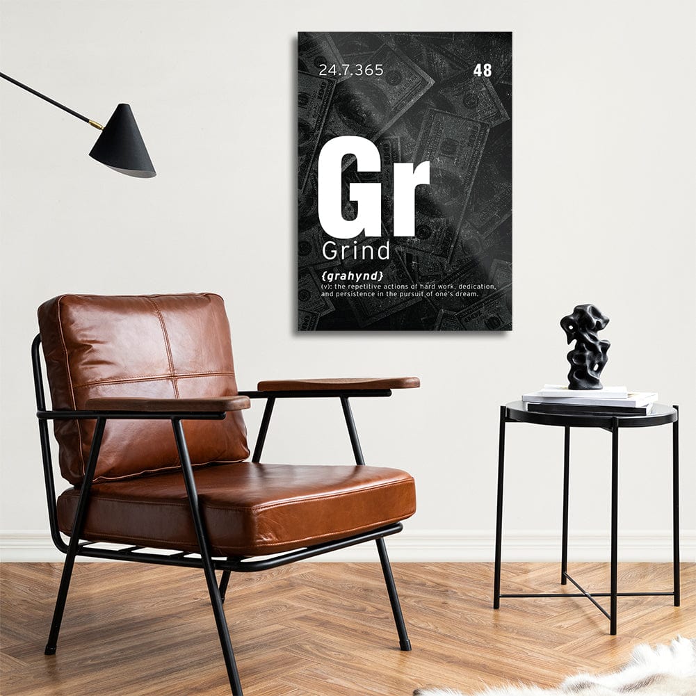 Grind - Motivational Metal Wall Art - Image 3