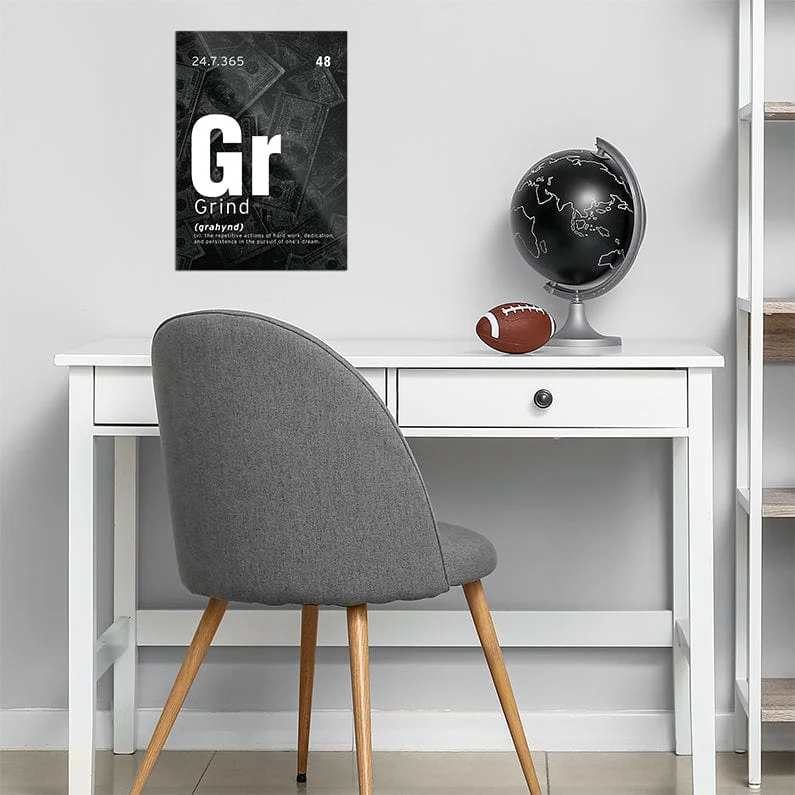 Grind - Motivational Metal Wall Art - Image 6