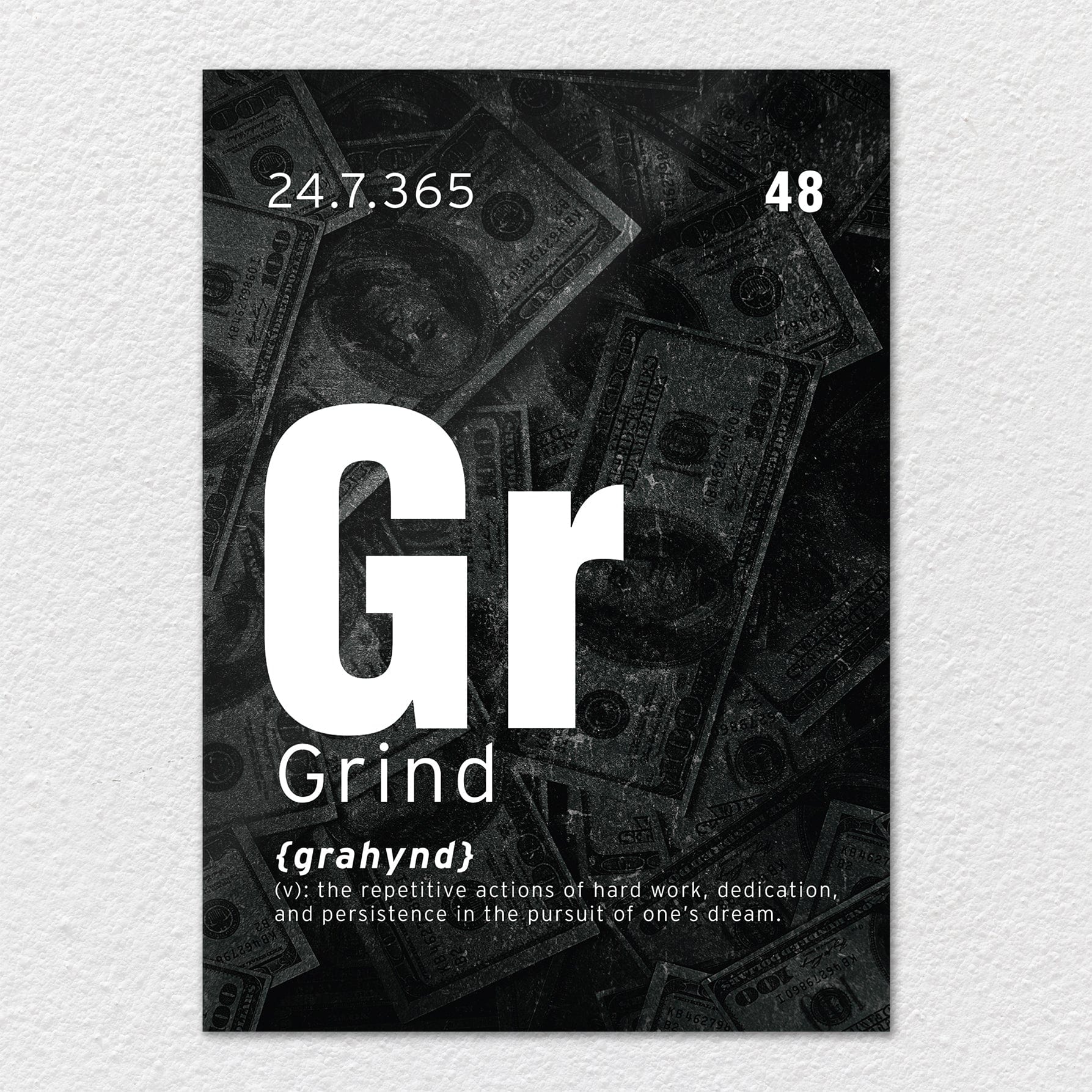 Grind - Motivational Metal Wall Art - Image 7