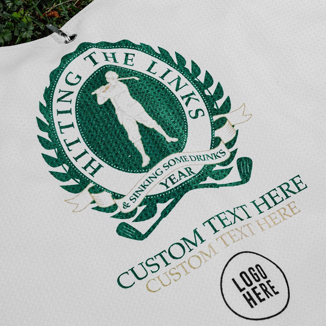 Hitting the Links Golf Towel - Image 3