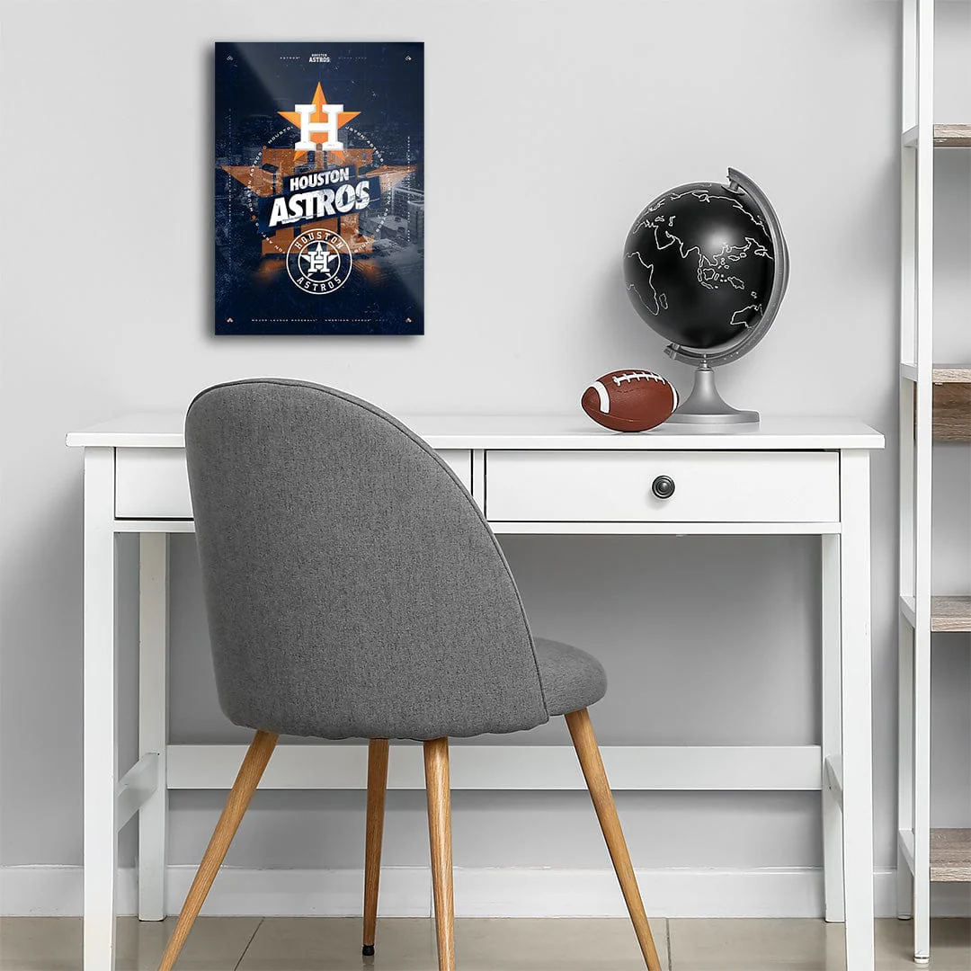 Houston Astros City Skyline Stacked - MLB Metal Wall Art - Image 5