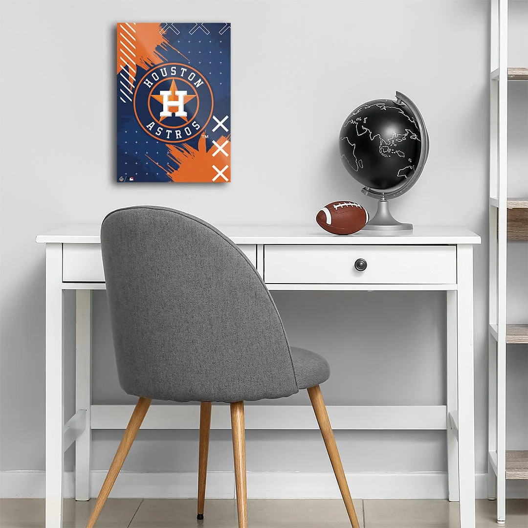 Houston Astros Stitch Logo - Metal Wall Art - Image 5