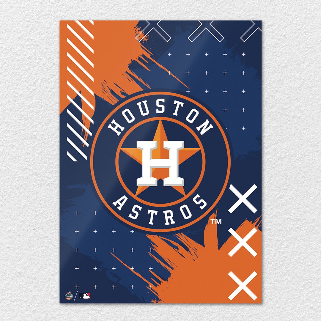Houston Astros Stitch Logo - Metal Wall Art - Image 6