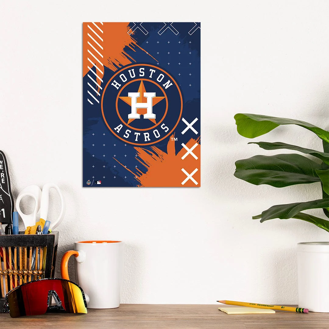 Houston Astros Stitch Logo - Metal Wall Art - Image 7