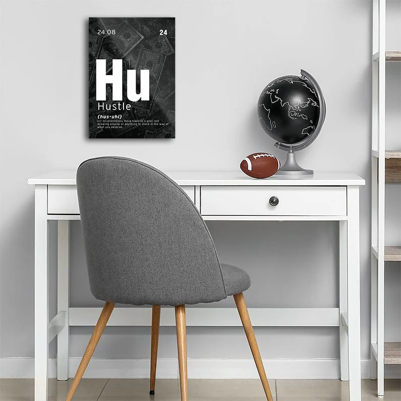 Hustle - Motivational Metal Wall Art - Image 5
