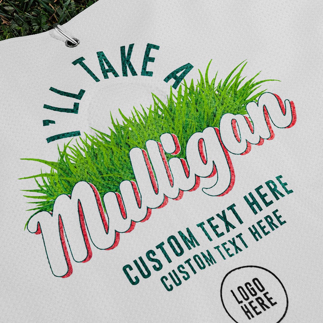 I'll Take a Mulligan Golf Towel - Image 3