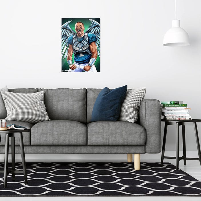 Jalen Hurts Winged Beast - Metal Wall Art - Image 4