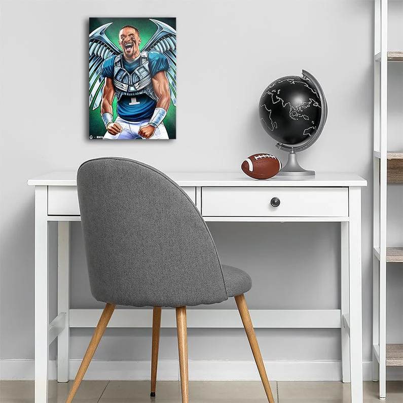 Jalen Hurts Winged Beast - Metal Wall Art - Image 5