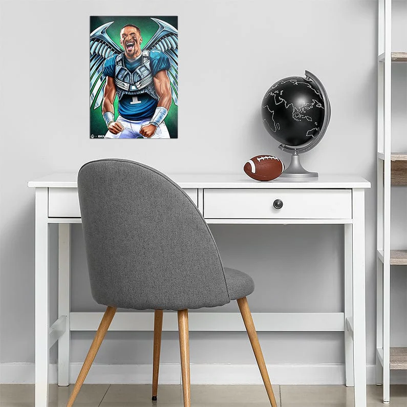 Jalen Hurts Winged Beast - Metal Wall Art - Image 6