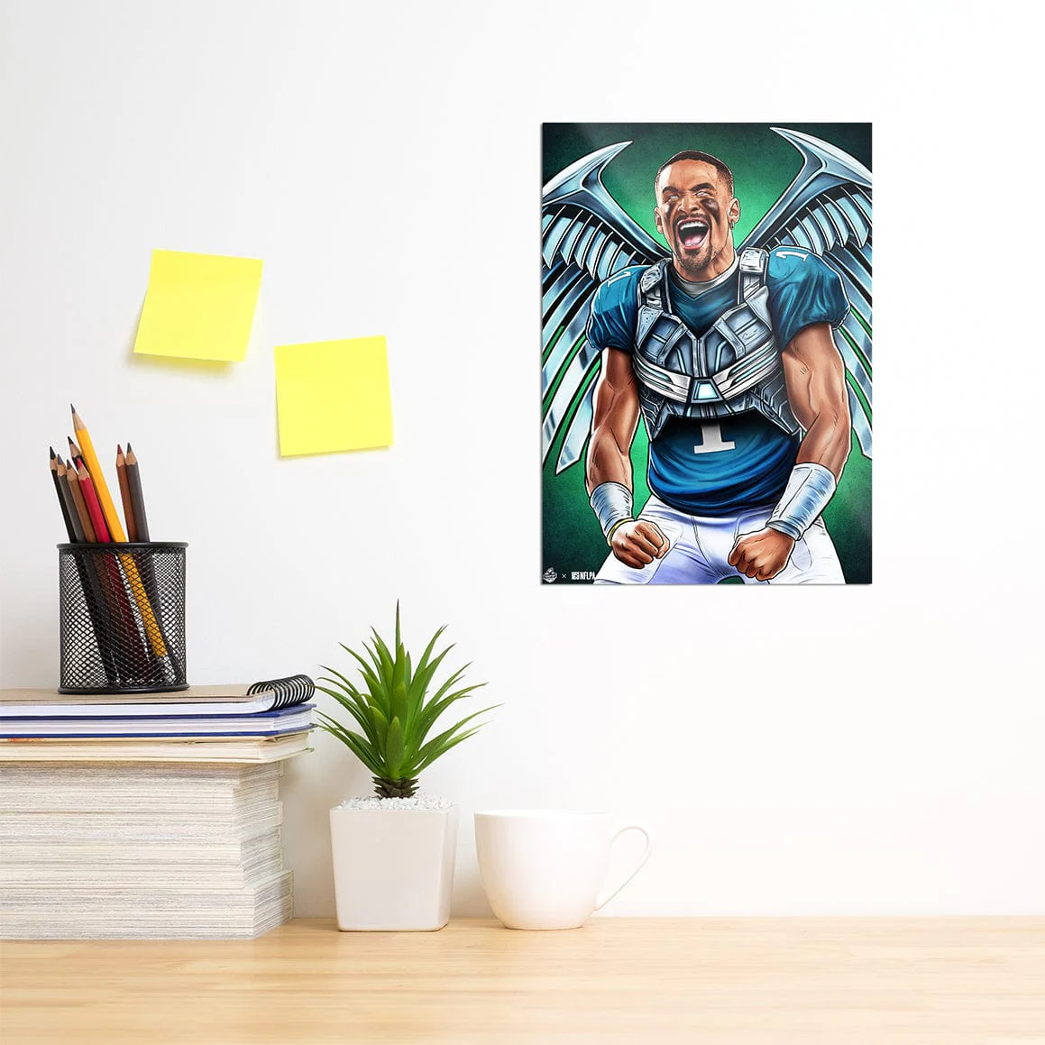 Jalen Hurts Winged Beast - Metal Wall Art - Image 9