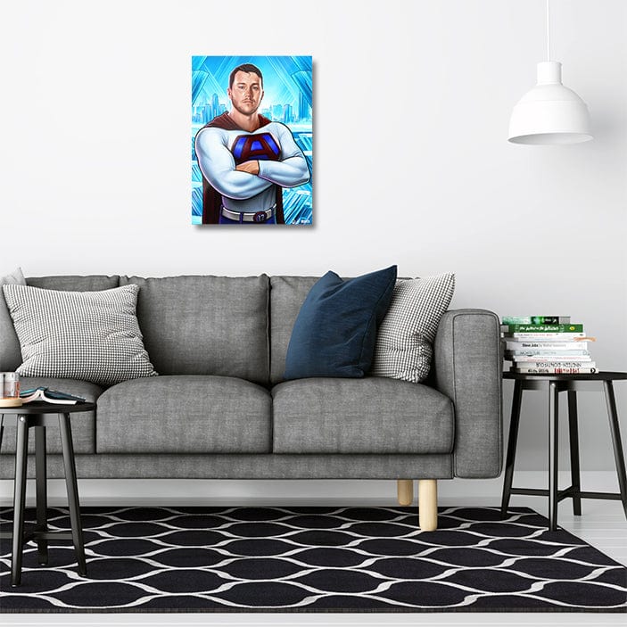 Josh Allen Super Hero - Metal Wall Art - Image 3