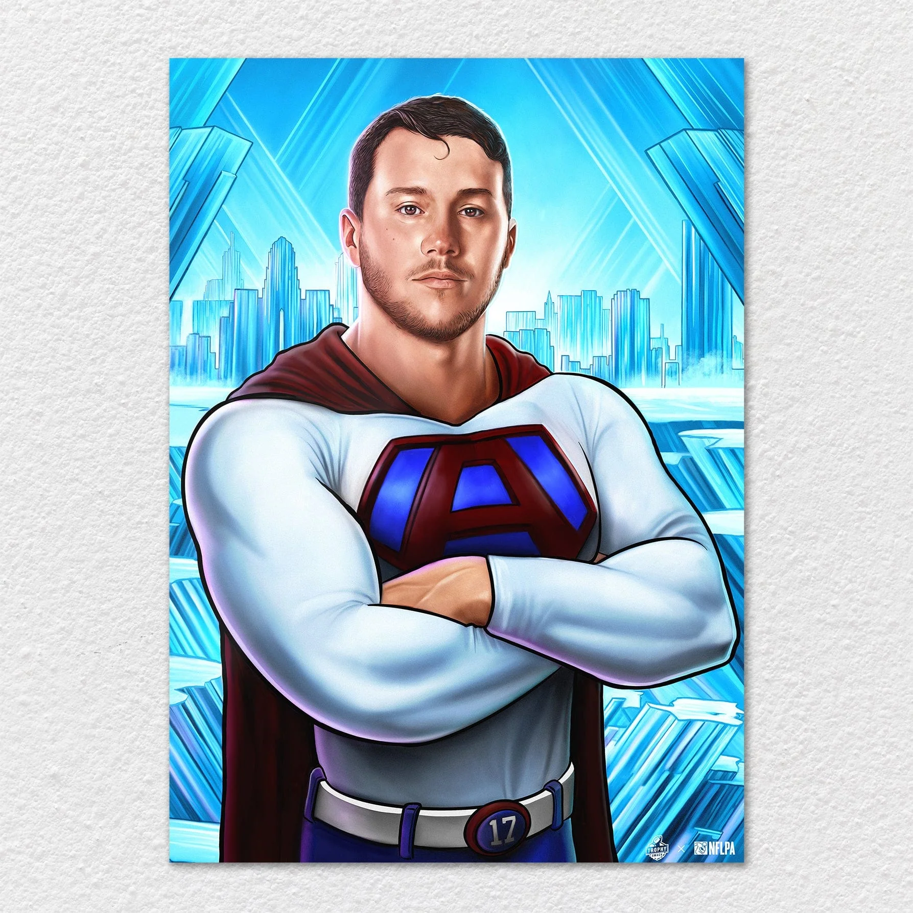 Josh Allen Super Hero - Metal Wall Art - Image 7