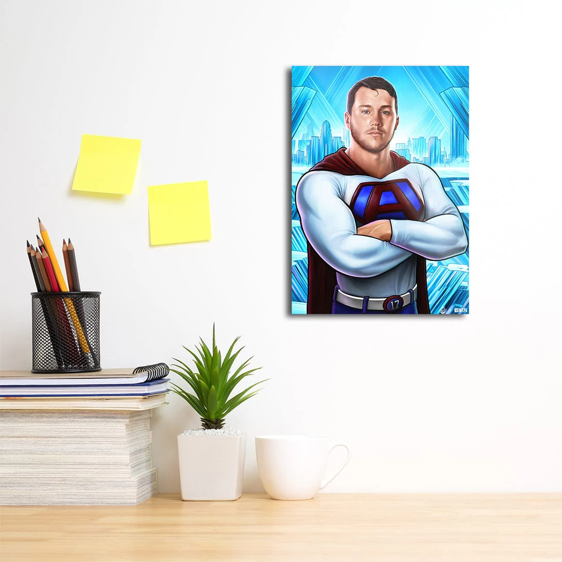 Josh Allen Super Hero - Metal Wall Art - Image 9