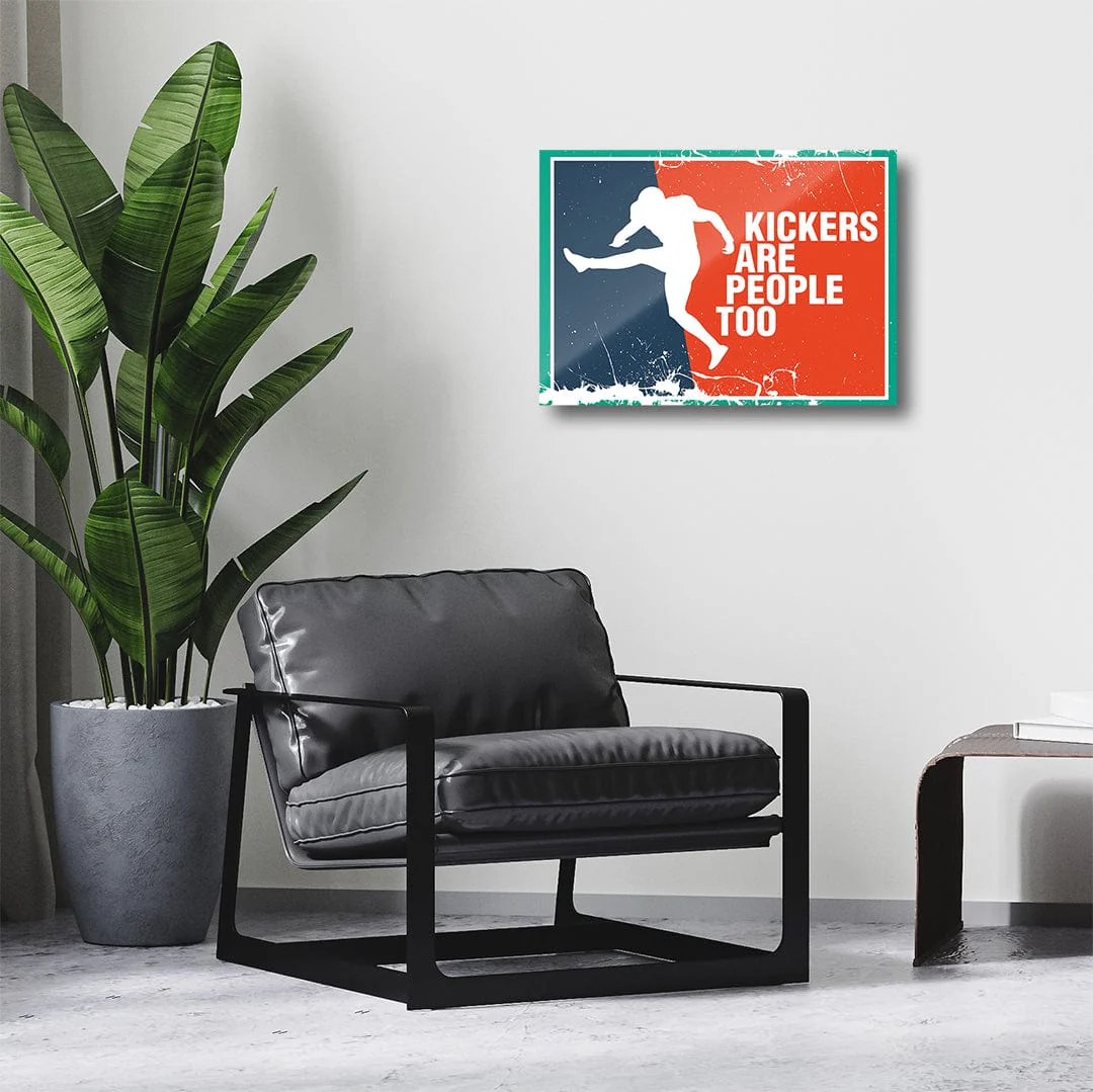 Kickers Are People Too TrophySmack Theme - Metal Wall Art - Image 4