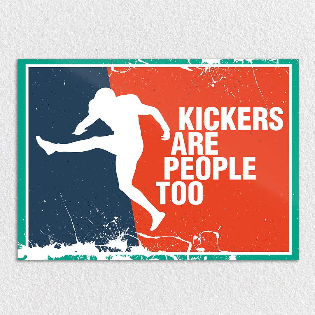 Kickers Are People Too TrophySmack Theme - Metal Wall Art - Image 7