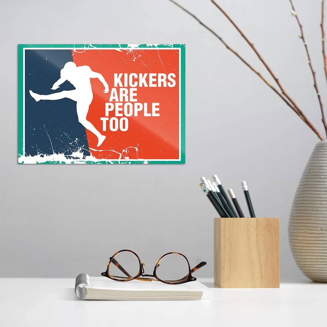 Kickers Are People Too TrophySmack Theme - Metal Wall Art - Image 8