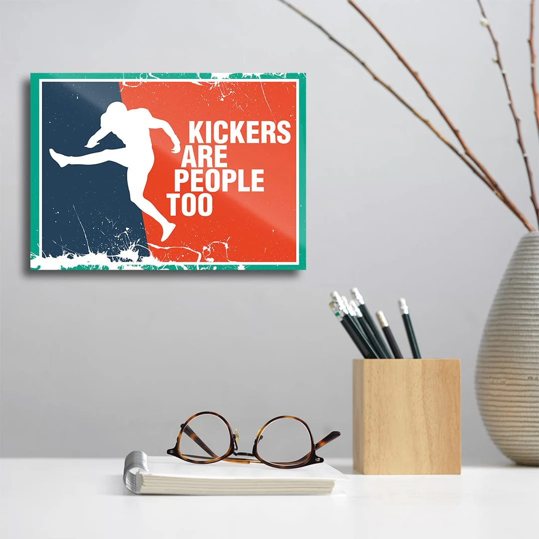 Kickers Are People Too TrophySmack Theme - Metal Wall Art - Image 9