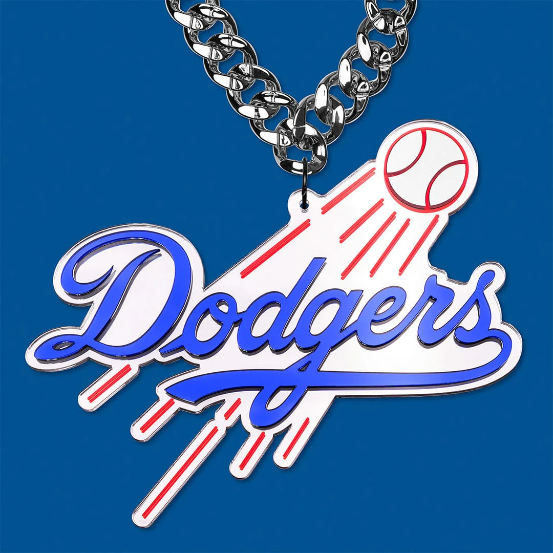 Los Angeles Dodgers Script MLB Chromatic Turnover Chain - Image 6