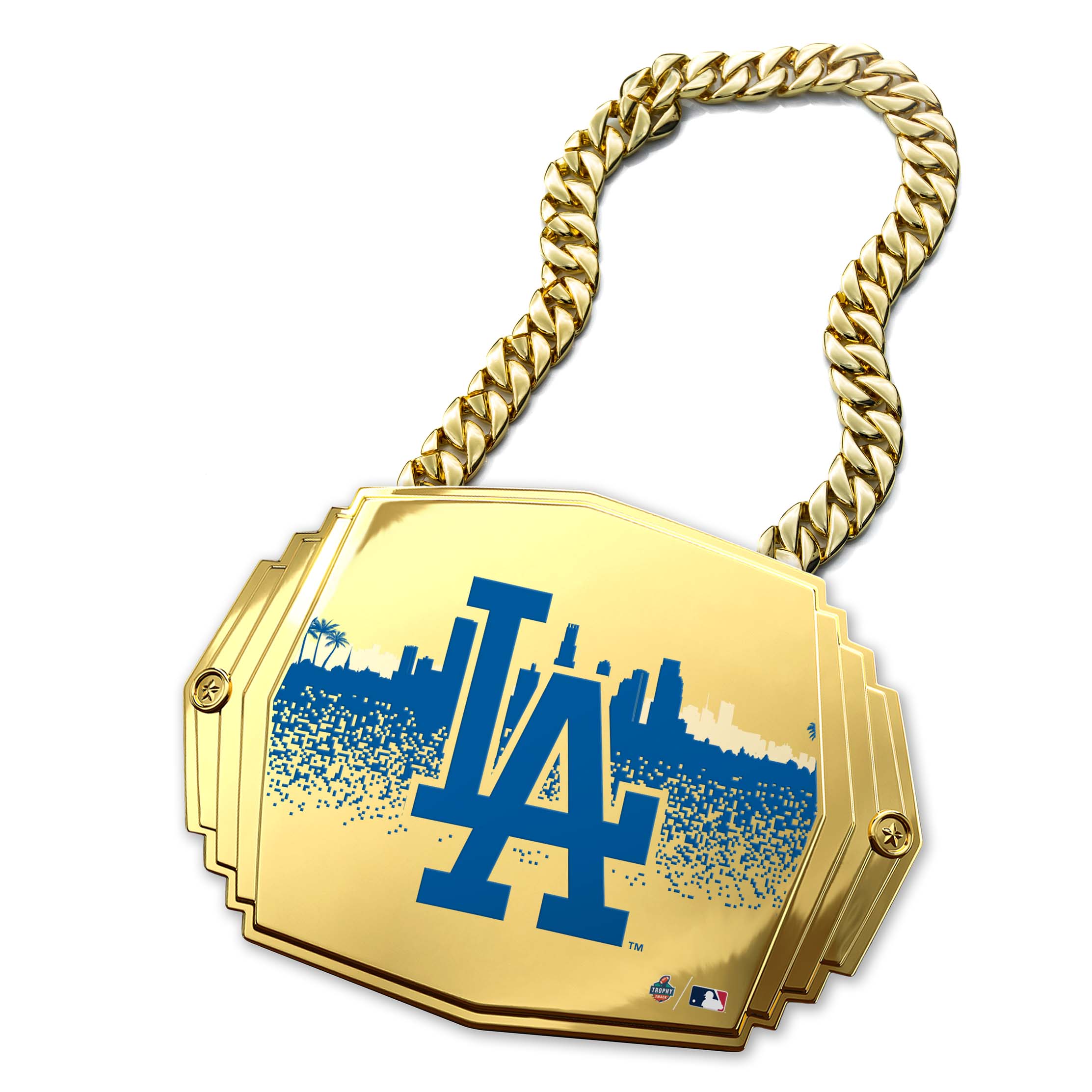 Los Angeles Dodgers XL Chromatic Turnover Chain 5lb. - Image 3
