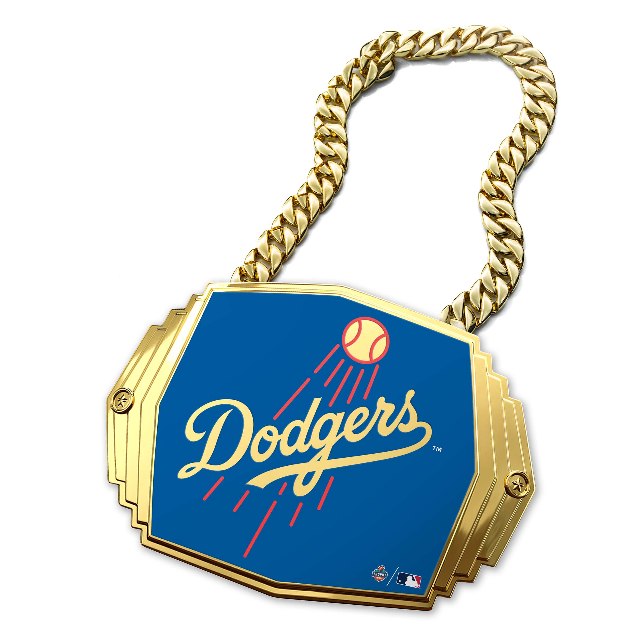 Los Angeles Dodgers XL Chromatic Turnover Chain 5lb. - Image 4