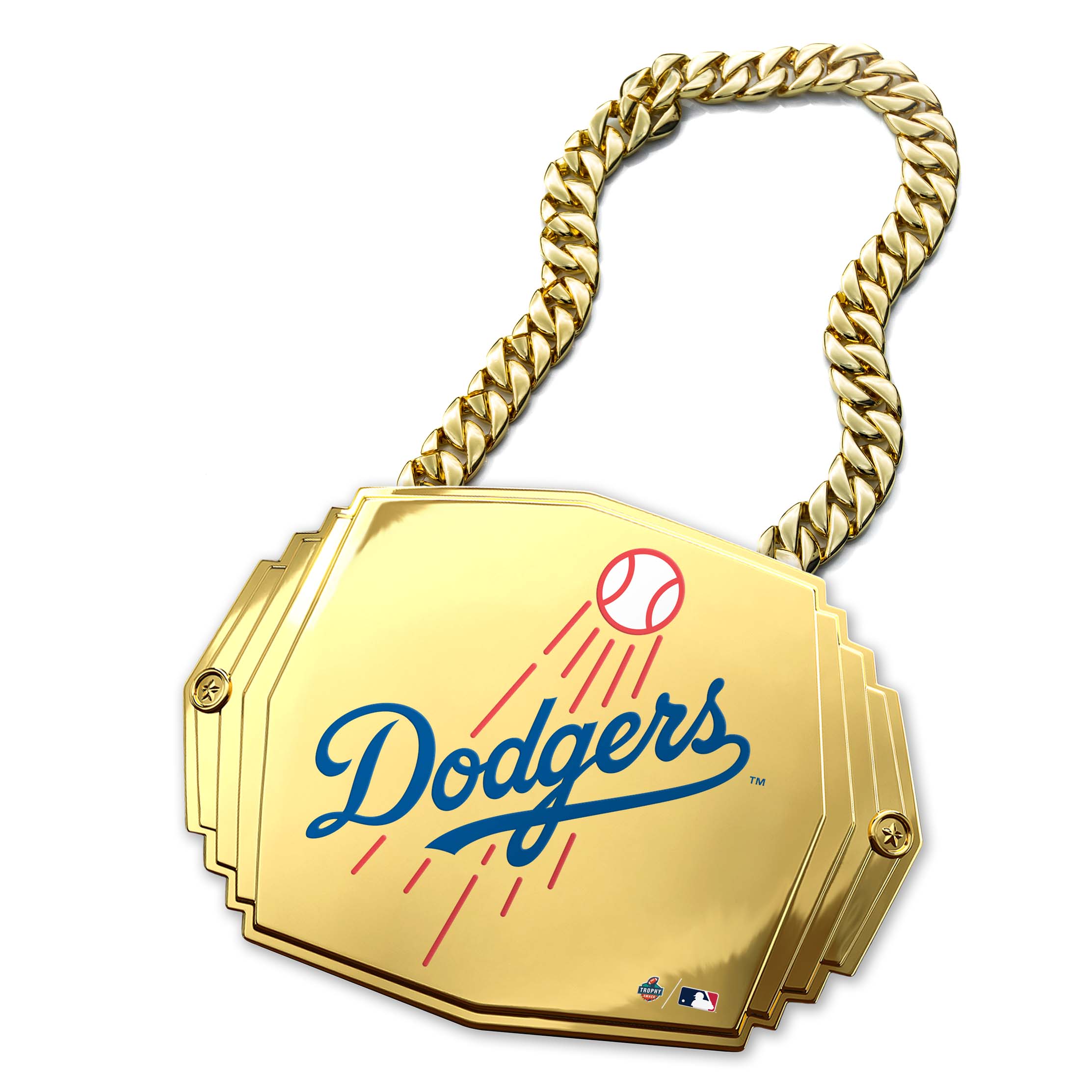 Los Angeles Dodgers XL Chromatic Turnover Chain 5lb. - Image 6