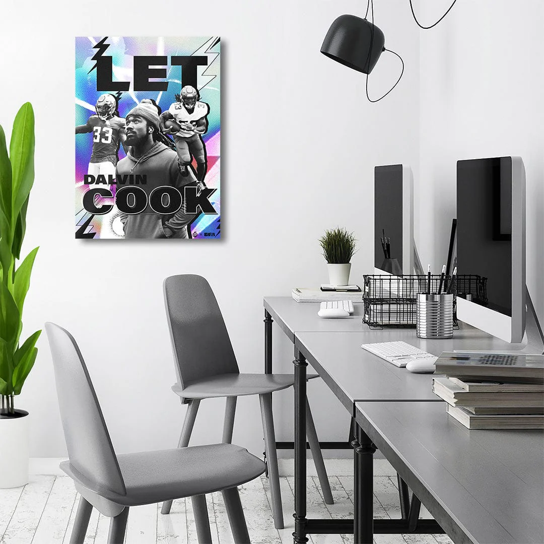 Let Dalvin Cook - Metal Wall Art - Image 3
