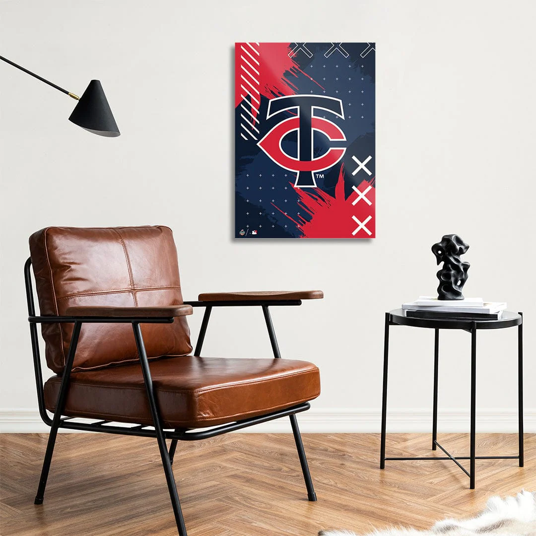 Minnesota Twins Stitch Logo - Metal Wall Art - Image 3