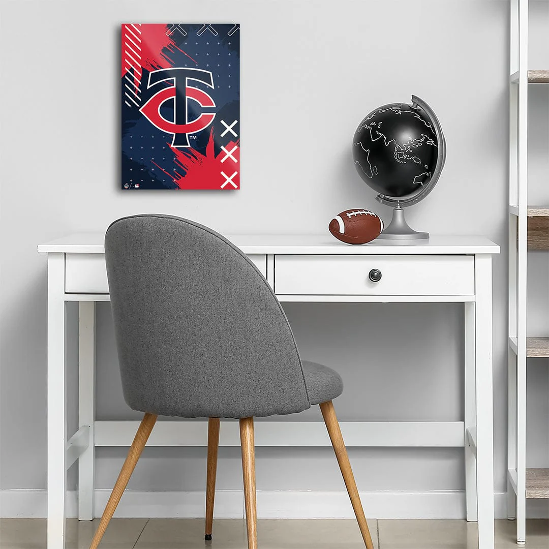 Minnesota Twins Stitch Logo - Metal Wall Art - Image 4