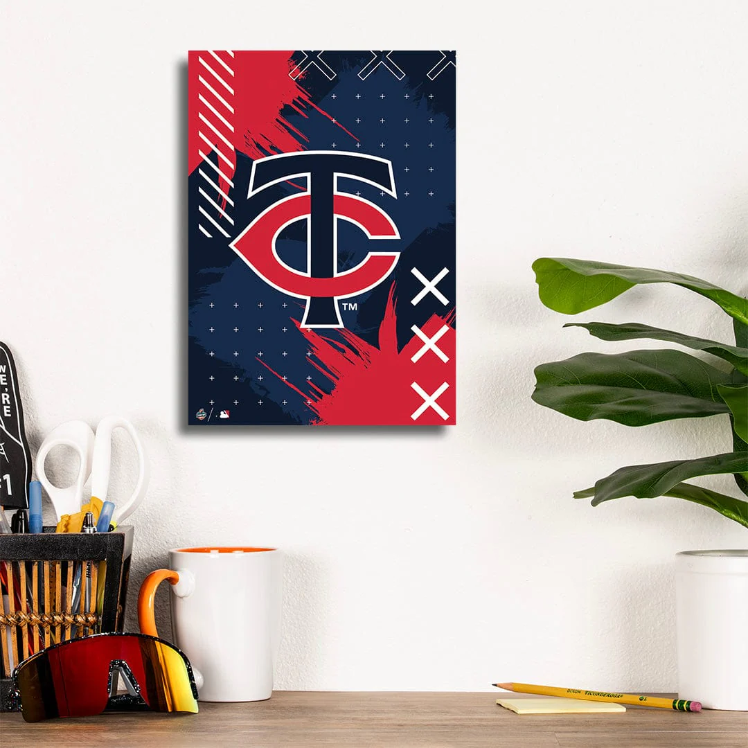 Minnesota Twins Stitch Logo - Metal Wall Art - Image 8