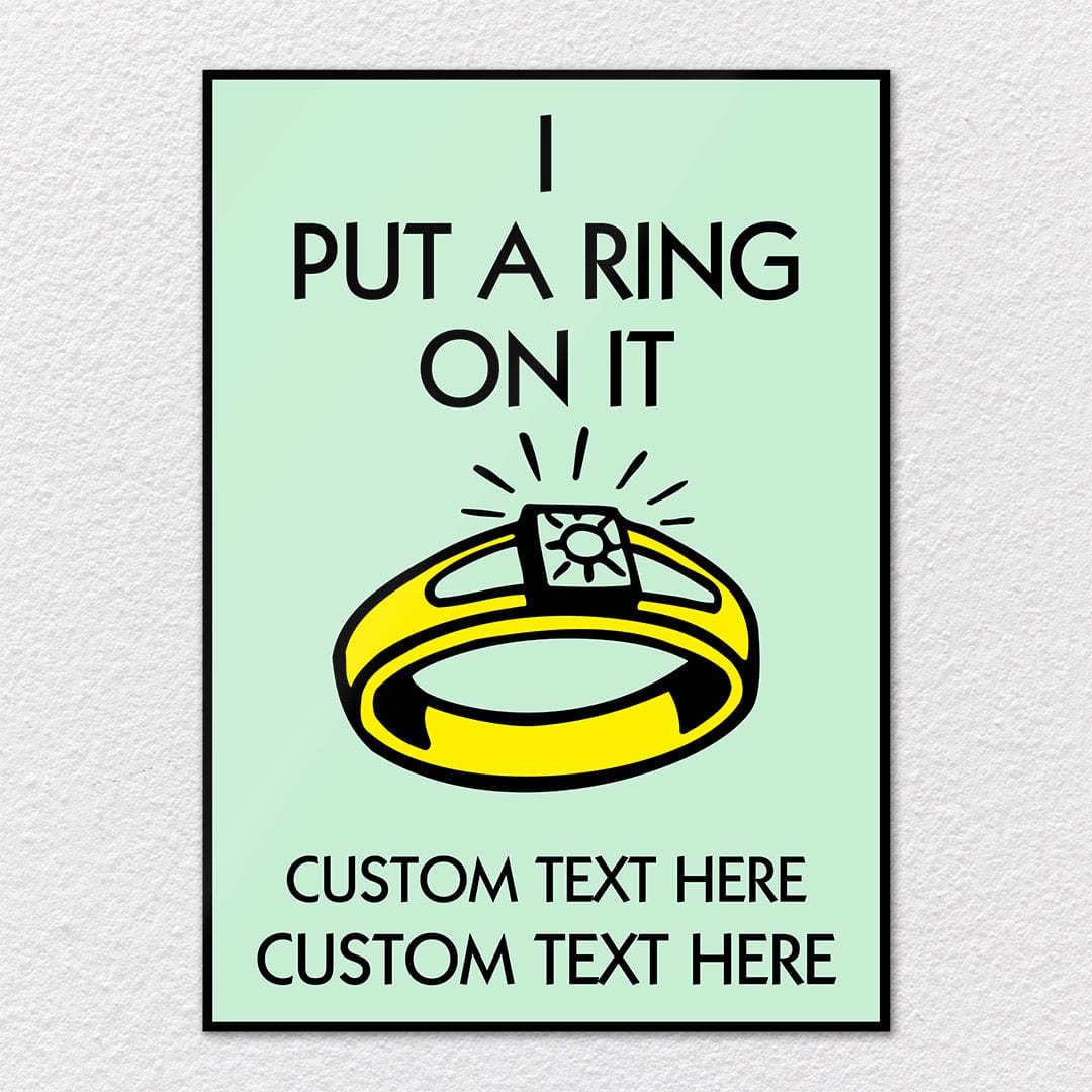 Monopoly Engagement - Metal Wall Art - Image 6