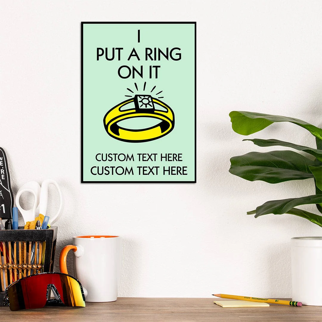 Monopoly Engagement - Metal Wall Art - Image 7