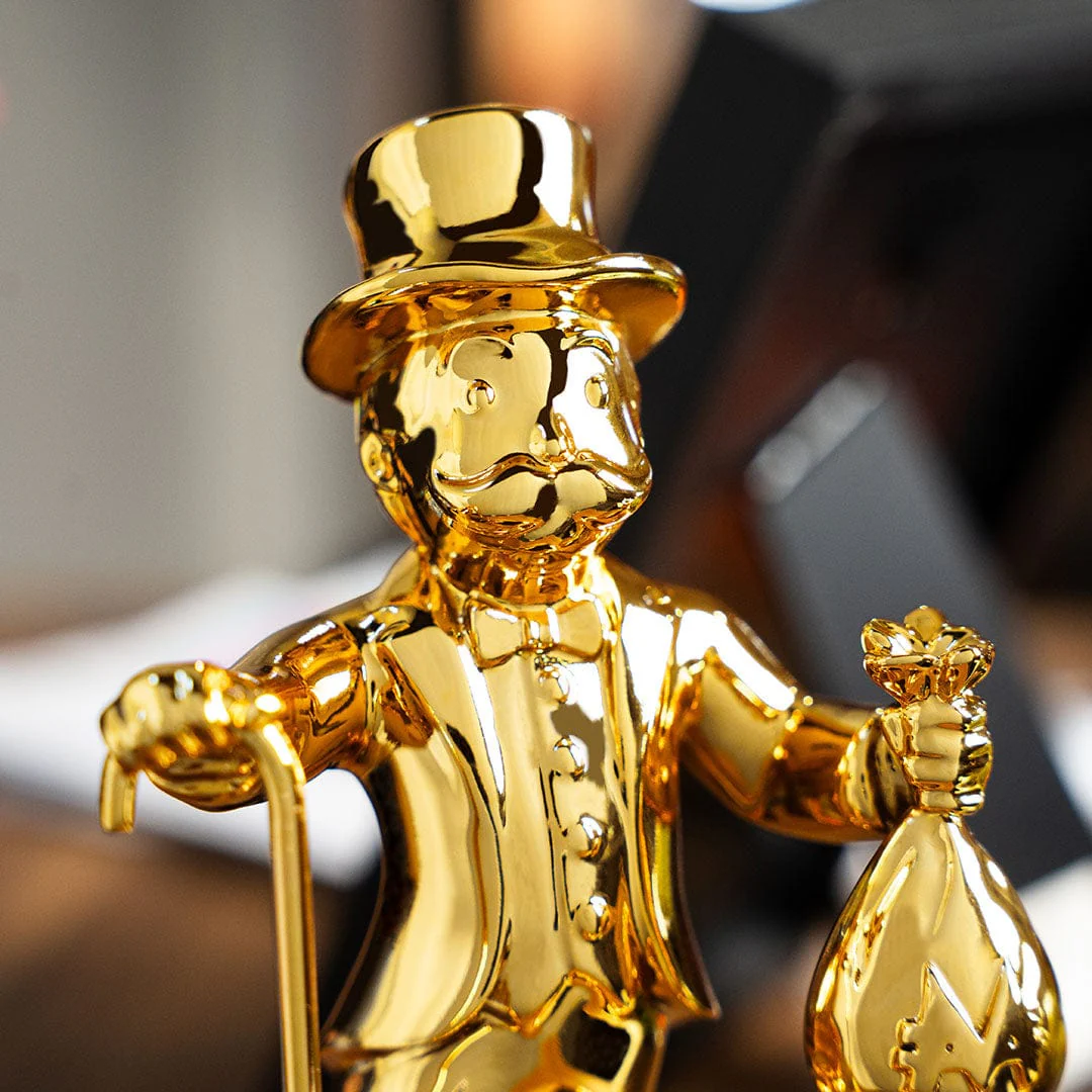 Mr. Monopoly Custom Gold Trophy - Image 3
