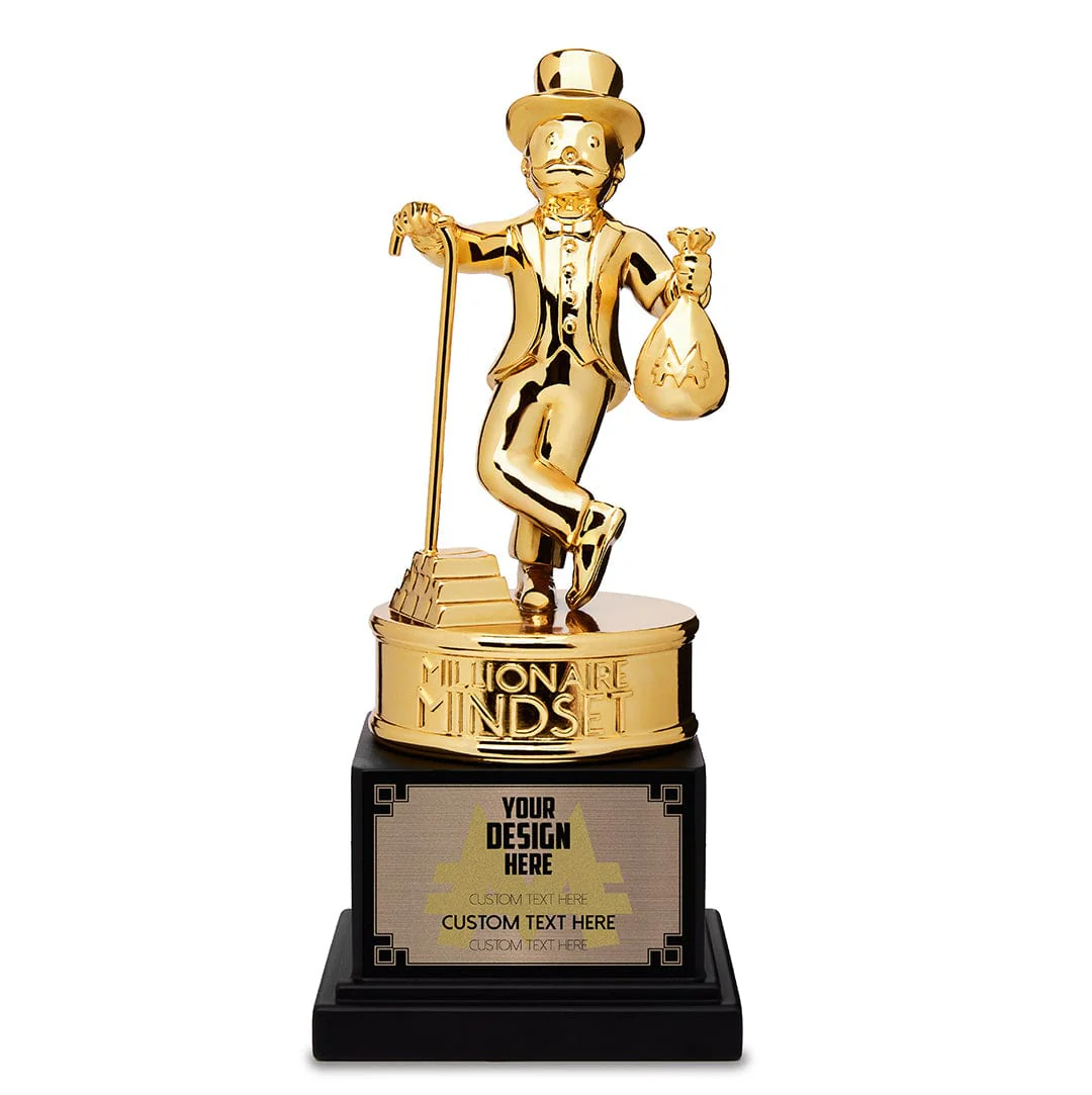 Mr. Monopoly Custom Gold Trophy - Image 4