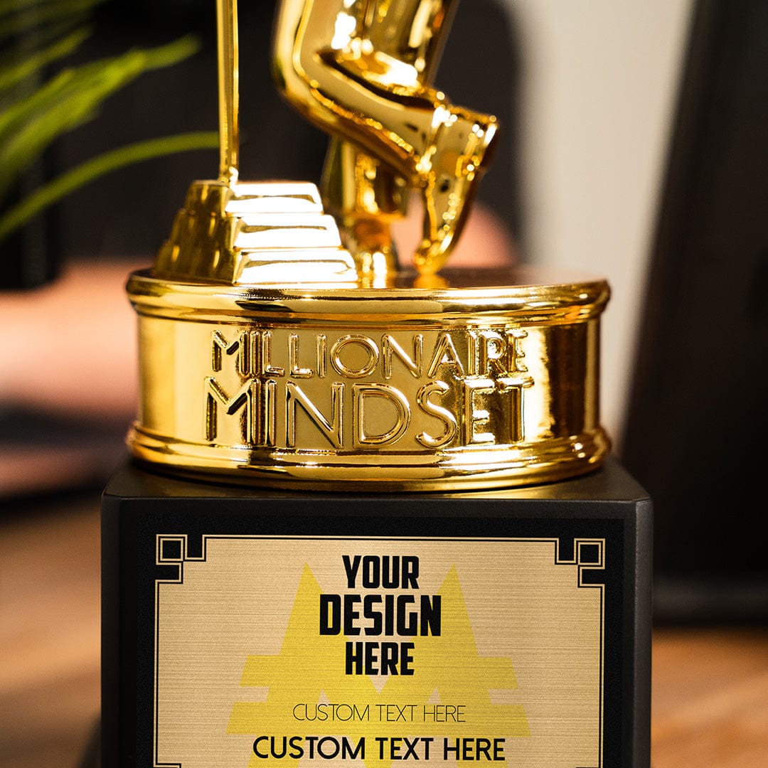 Mr. Monopoly Custom Gold Trophy - Image 6