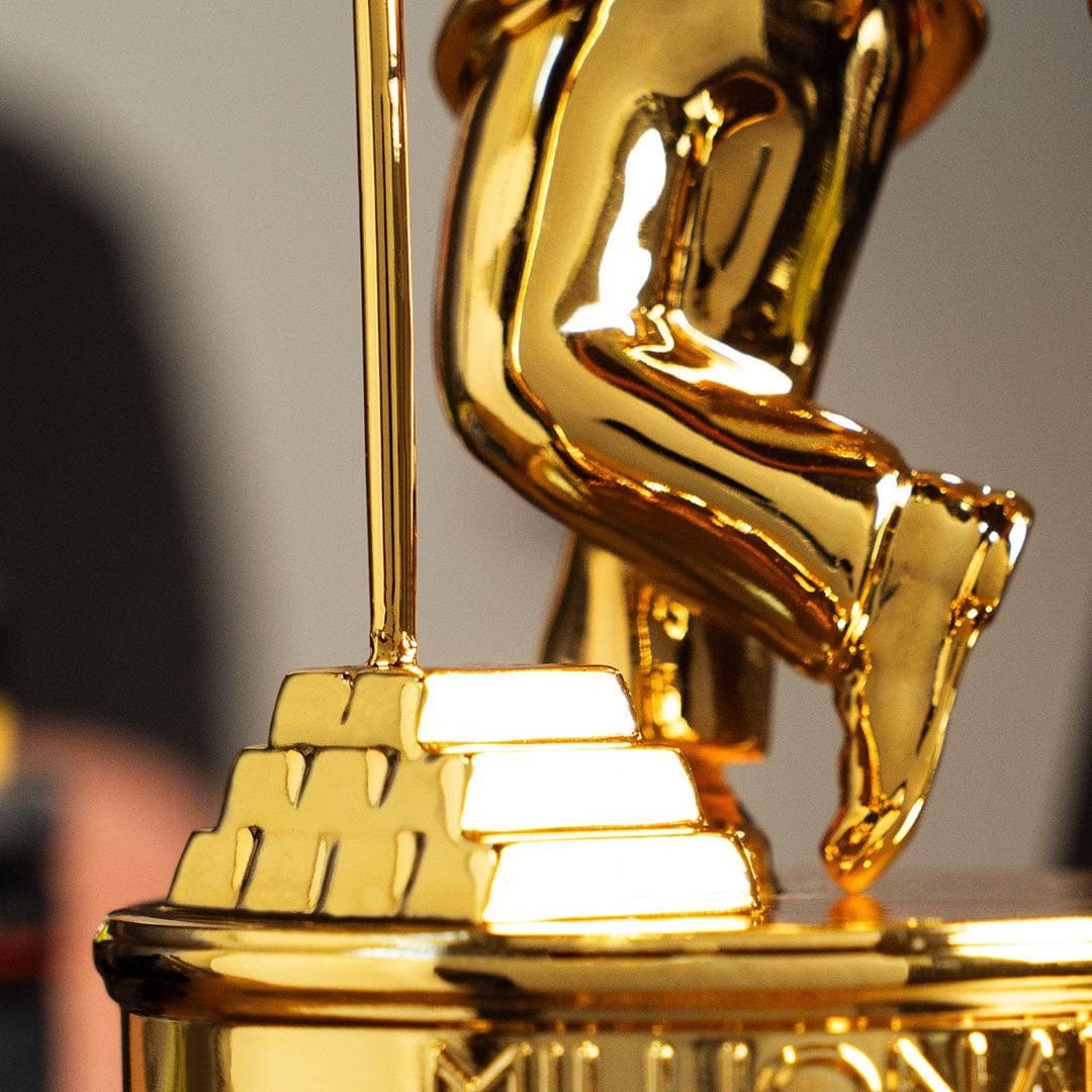 Mr. Monopoly Custom Gold Trophy - Image 7