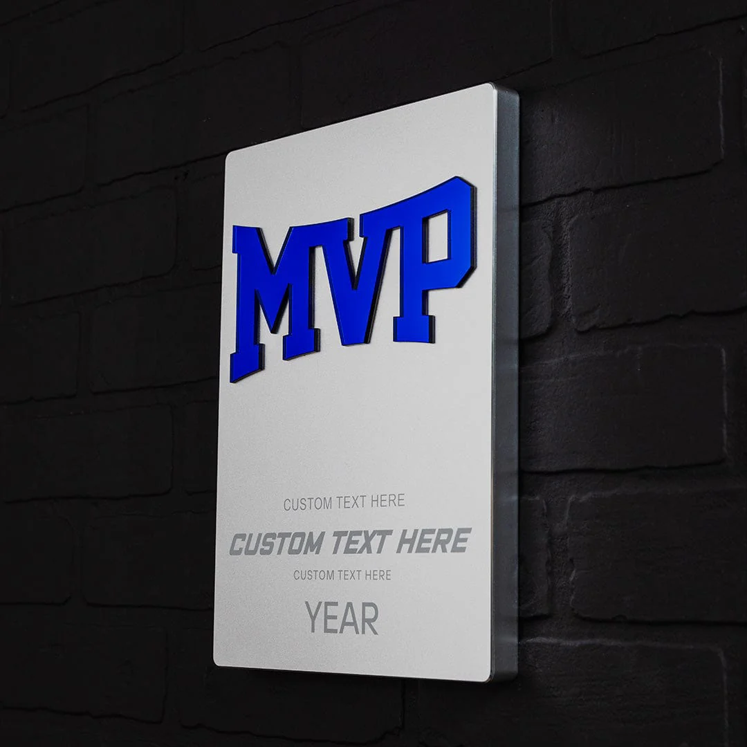11" MVP Custom Metal Plaque - Image 4